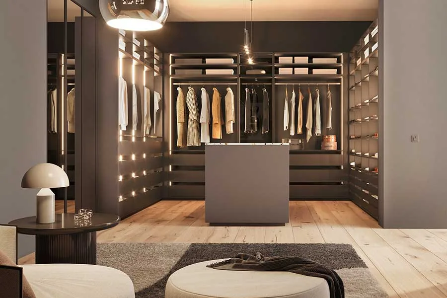 Walk in dressingroom