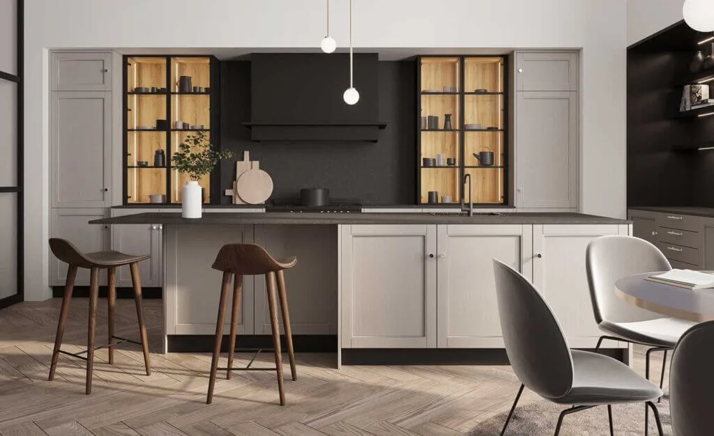 landelijk houten keuken